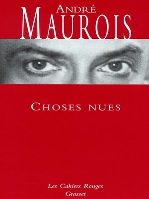 cover image of Choses nues